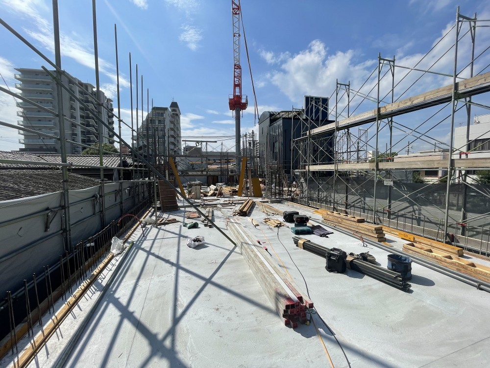 型枠施工の現場から-姫路市マンション施工