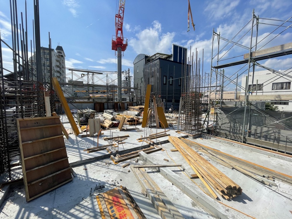 型枠施工の現場から-姫路市マンション施工