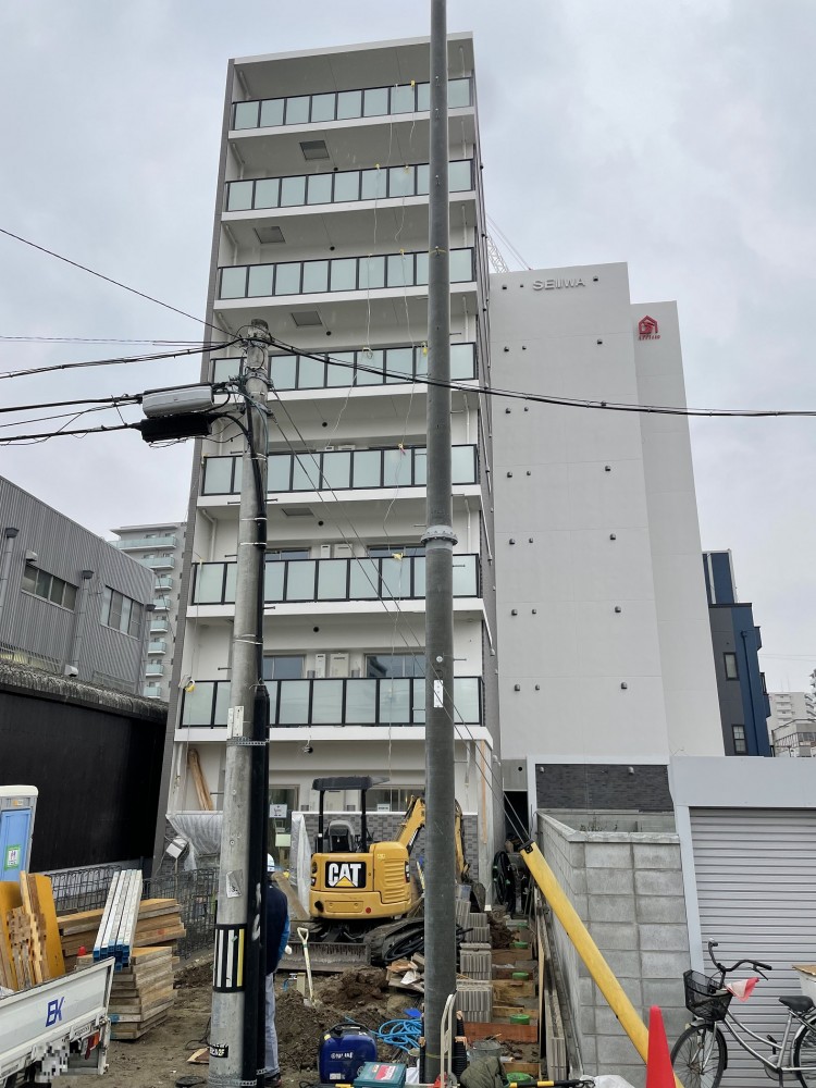 アフィットマンション新築　型枠工事